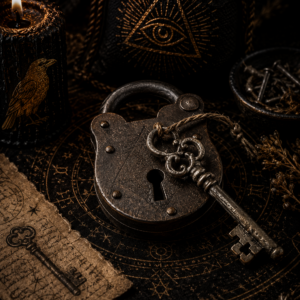 Antique Key Locking