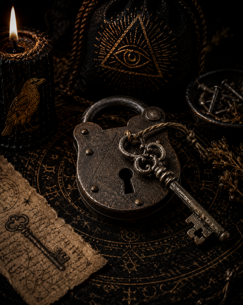 Antique Key Locking