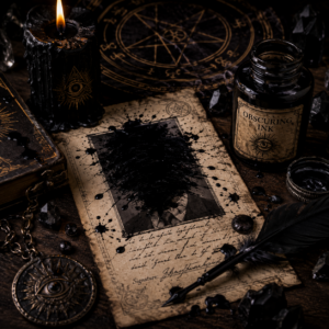 Black Ink Blotting
